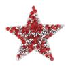 Limei Estrella de Cinco Puntas Pedrería Caliente Estampado en Caliente Patrón Calcomanías de Tela para Zapatos, Sombreros, Bolsos, Accesorios de Ropa Parches de Malla de Pegamento Termofusible