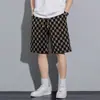 Pantalones Cortos de Seda Helada de Verano para Hombre Delgados Transpirables de Secado Rápido Sueltos Casuales Deportivos de Caña Recta de Marca Moderna Atractivos Pantalones de Cinco Puntos
