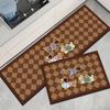 Tapetes de Chão para Banheiro, Tapetes para Porta de Entrada do Banheiro, Tapetes Domésticos Impermeáveis Antiderrapantes Absorventes de Água, Tapetes para Vaso Sanitário