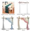 Estilo Europeu e Americano Transfronteiriço Amazon Chiffon 100D Caminho de Mesa Decoração de Casamento Mesa de Assinatura de Luxo