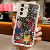 Funda para Teléfono Móvil Estampado de Leopardo Adecuada para Samsung Galaxy S25Plus Transfronteriza A72 Funda para Teléfono Móvil Samsunga73 Todo Incluido S24