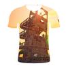 Comercio exterior nuevo Amazon Europa y Estados Unidos características de ocio callejero camiseta 3D tendencia cuello redondo camiseta de hombre distribución directa de fábrica
