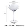 Estilo Luxo Leve Vidro Geométrico Forma de Diamante Taça de Vinho Taça de Champanhe Criativa Alta Cristal Taça de Coquetel