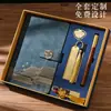 Conjunto de Cadernos Estilo Chinês A5 Personalizado para Uso em Escritório, Bloco de Notas Criativo para Presente, Lembrança da Temporada de Formatura Estilo Chinês