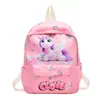 Mochila Escolar Pequeña Casual de Moda para Hombres y Mujeres, Mochila con Patrón de Dibujos Animados Lindo, Mochila para Jardín de Infancia de 3 a 8 Años, Gran Capacidad