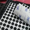 Pads de Goma Autoadhesivos para Pies, Pads Redondos Negros Antideslizantes, Respaldo Adhesivo Fuerte para Muebles y Electrodomésticos, Pads Amortiguadores, Troquelados a Medida