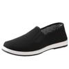 Zapatos de Tela Negros con Suelas de Tendón de Res para Hombre, Estilo Old Beijing, Zapatos de Suela Multicapa para Hombres de Mediana Edad y Mayores, Zapatos de Trabajo y para Caminar, Duraderos, Resistentes al Desgaste, Antideslizantes