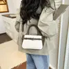 Nova Bolsa Quadrada Pequena de Verão 2026 para Mulheres, Bolsa Transversal Estilosa e Simples, Bolsa de Mão Estilo Coreano