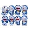 8 Azul Gordo Bonito Expressão Coreana Criativa Feita à Mão All-match Baking Landscape Landscaping Doll