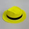 Blister de PVC Chapéu de Cowboy Fluorescente Decoração de Halloween Festa Decoração de Atmosfera Festiva Suprimentos Venda Direta de Fábrica