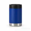 Enfriador de latas de cola de 12 oz transfronterizo, taza aislada de acero inoxidable 304 para uso doméstico con abridor de botellas, vaso enfriador de latas de cerveza