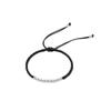 Pulsera de pareja pulida en plata pulsera diseño de pareja femenina sentido de diseño nicho estudiante año de nacimiento cuerda roja tejida para novio