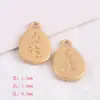 Estilo Chinês DIY Liga Joias Acessórios Segurança Ruyi Saco da Sorte Pingente Palavras Auspiciosas Pulseira Colar Pequenos Acessórios Lote