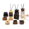 Fornecido Diretamente pelo Fabricante: Garrafas de Vidro para Aromaterapia com Tampas de Madeira, Tampas de Bambu para Perfume, Garrafas de Vidro com Tampas de Madeira para Velas de Aromaterapia, Tampas de Madeira para Aromaterapia de Ambientes