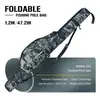 28247 [Bolsa para Vara de Pesca de Longa Distância Luya] Bolsa de Vara de Pesca Marítima de Ombro Único 140 160cm Equipamento de Pesca