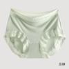Ropa Interior de Encaje para Mujer, Simple de Encaje de Cintura Media Transpirable Ácido Poliláctico 7A Entrepierna Antibacteriana Bragas Cómodas para Mujer
