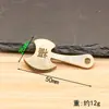 Llavero de Latón Macizo con un Silbato y un Limpiaorejas de Cigarra, Colgante Creativo para Llave de Coche, Artículo Popular de Vendedor Ambulante