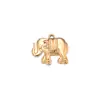 Pingente de Animal Injetado em Aço Inoxidável Caracol Elefante Águia Cobra Brincos Colar Pingente Acessórios Pulseira Material DIY