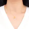 Joyería de Plata al por Mayor Plata de Ley S925 Chapado en Oro Jade Hetian Hebilla de Paz Collar Hebilla de Oro de la Fortuna Colgante de Jade Nube Propicia Día de la Madre