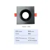Exportar marco para lámpara empotrada de techo GU10 carcasa de lámpara portalámparas para foco MR16 portalámparas para downlight kit de marco para lámpara