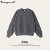 Otoño 2025 Marca de Moda Americana High Street Sudadera de Cuello Redondo Pantalón Recto Traje de Hombre Conjunto Casual Holgado de Dos Piezas para Hombre