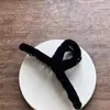 Grampo Prendedor de Veludo Outono e Inverno para Mulheres 2025 Novo Clipe Tubarão de Alta Qualidade Prendedor de Cabelo Grande Prendedor para Parte de Trás da Cabeça Acessórios de Cabelo