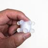 Anillo de cuentas de doble fila con anillo de cuentas de interés anillo para prepucio funda de cuentas funda para pene anillo de partículas anillo de goma blanda anillo de silicona