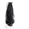 Rabo de Cavalo Peruca Feminino Cabelo Artificial Pegador Tira para Cabelo Cacheado Rabo de Cavalo Curto Feminino Ultra Leve Flor de Pera Cacheado Cabelo Longo Rabo de Cavalo Alto