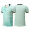 Camiseta Deportiva de Bádminton Ligera y Transpirable de Verano Corte Holgado Bloques de Color Cuello en V