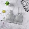 Sujetador Deportivo Bandeau de Doble Tirante para Comercio Exterior Transfronterizo con Almohadillas en el Pecho, Sujetador de Lencería Negro para Niñas, Amazon Aliexpress