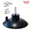 Gancho Ventosa de Sucção Preto 8,4cm Haste Rosqueada M6 Almofada para Perna de Mesa de Móveis Sem Prego Armazenamento Moderno Minimalista