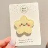 Peixe Fofo Pequeno Estrela Laço Poste de Cabelo Franja de Menina Cabelo Leve Artefato de Penteado Clipe de Cabelo Adesivo Mágico Infantil