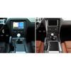 Adequado para 09-13 Ford Mustang antigo fibra de carbono modificação interior decoração volante engrenagem painel conjunto completo
