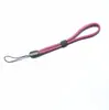 Lanyard retráctil ajustable de poliéster para teléfono móvil, correa corta para cámara de niños, unidad USB, cuerda de cinta reflectante de dos colores fabricante