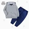 Comercio Exterior Ropa Infantil Primavera y Otoño Conjunto Infantil de Dos Piezas Material Sudadera Sudadera con Capucha Ropa Infantil para Bebés Ropa de Salida [Al por Mayor]