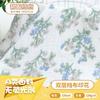 Tela de crepé con estampado floral de lunares dobles para bebé, toalla para la saliva, pijamas, tela para escalada