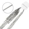 Cadena para Clavícula de Acero Inoxidable Chapado en Oro al Vacío en Horno de 18K Cadena Retorcida para Mujer 40+5 Collar de Acero de Titanio Cadena de Labios y Girasol