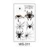 Nuevas Calcomanías de Tatuaje de Araña en el Lugar Impermeables y Resistentes al Sudor Calcomanías de Tatuaje de Araña Biónicas 3D Calcomanías de Tatuaje de Halloween