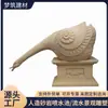 Escultura Fuente de Agua de Arenisca Artificial Paisajismo de Jardín Adorno de Fuente de Cisne Patio de Villa Exterior Escultura de Animales de Agua Corriente