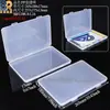 Caja de plástico transparente para accesorios de somier, caja de almacenamiento para piezas de baterías, caja de clasificación de herramientas