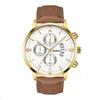 Comércio Exterior Explosões Transfronteiriças Simples Homens Negócios Watch Aço Inoxidável Moda Cinturão Assista Calendário Luminoso Quartzo
