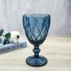 Copa de Vino Tinto de Vidrio Repujado en Forma de Diamante, Vaso para Jugos, Copa de Color, Copa de Champán para Bar KTV, Copa de Vino