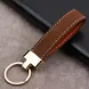Llaveros de coche de gamuza multicolor, colgantes creativos de acero inoxidable para hombres y mujeres, pequeños regalos, llaveros de coche con cordones