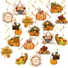 Temporada de Graduación Navidad Halloween Fiesta de Cumpleaños Set de Decoración Guirnalda Bandera Espiral Etiqueta Topper para Pastel Personalización
