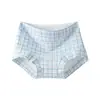 Calzoncillos bóxer de algodón puro clase A para mujer, nuevo estilo 2026, 100% algodón, entrepierna antibacteriana, talla grande 200 jin, ropa interior sin costuras, cintura media-alta