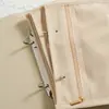 Libro de Almacenamiento de Joyería de Cuero de Lujo para Accesorios de Mano Dorados y Plateados, Anillos y Joyería - Antioxidación, a Prueba de Polvo, Bolsa Portátil de Almacenamiento para Viajes