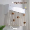 Deflector de Viento para Aire Acondicionado al por Mayor Algodón Lino Anti-Golpe Directo Sin Instalación Requerida Universal para Todas las Estaciones Bebé Infantil 3D Colgante Protector de Viento