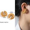 Pendientes exagerados transfronterizos europeos y americanos, pendientes de plata 925 con aguja de alta calidad, pendientes de circonita geométrica con personalidad, pendientes de copo de nieve navideños