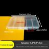 5-grade caixa fixa Luya caixa de armazenamento de artes de pesca multi-grade caixa de embalagem nova 5-grade PP caixa transparente fabricantes de armazenamento de hardware