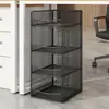 Estante para archivos de oficina, estante de almacenamiento multicapa, organizador de archivos extraíble, caja de almacenamiento de escritorio para estación de trabajo